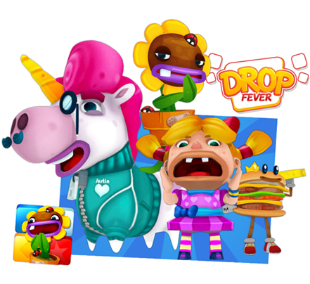 DROP FEVER mobile game development