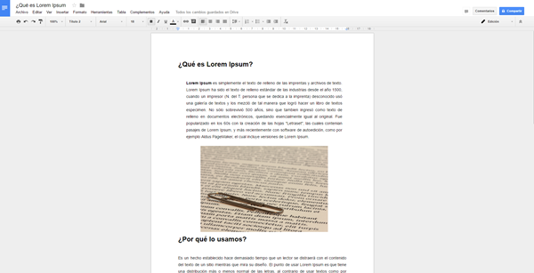Google Docs desarrollo de aplicaciones web Google Docs desarrollo de aplicaciones web