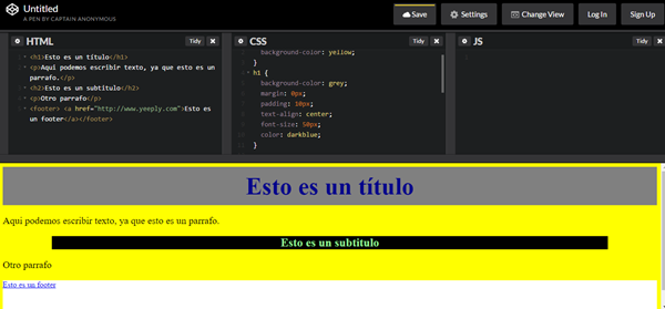 Codepen desarrollo de aplicaciones web Codepen desarrollo de aplicaciones web