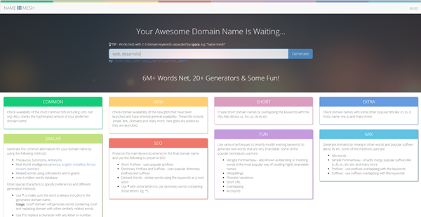 Name Mesh Desarrollo web Name Mesh Desarrollo web