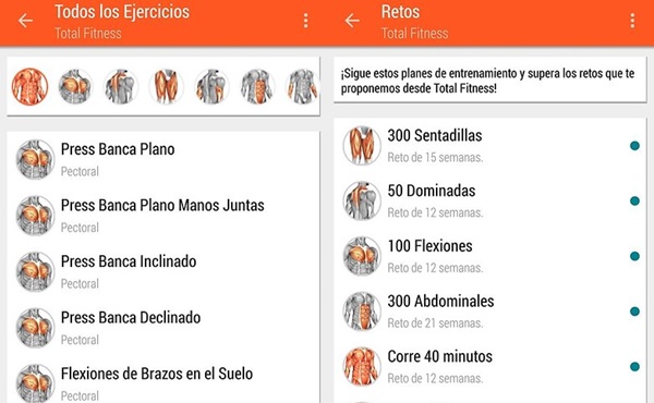 aplicaciones móviles total fitness