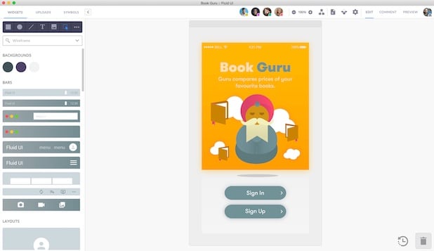 diseño de prototipos online con Fluid diseño de prototipos online con Fluid